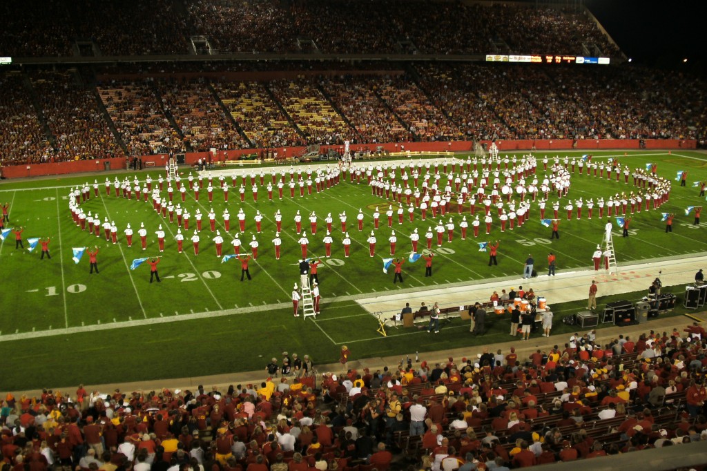 The Iowa State Varsity Marching Band